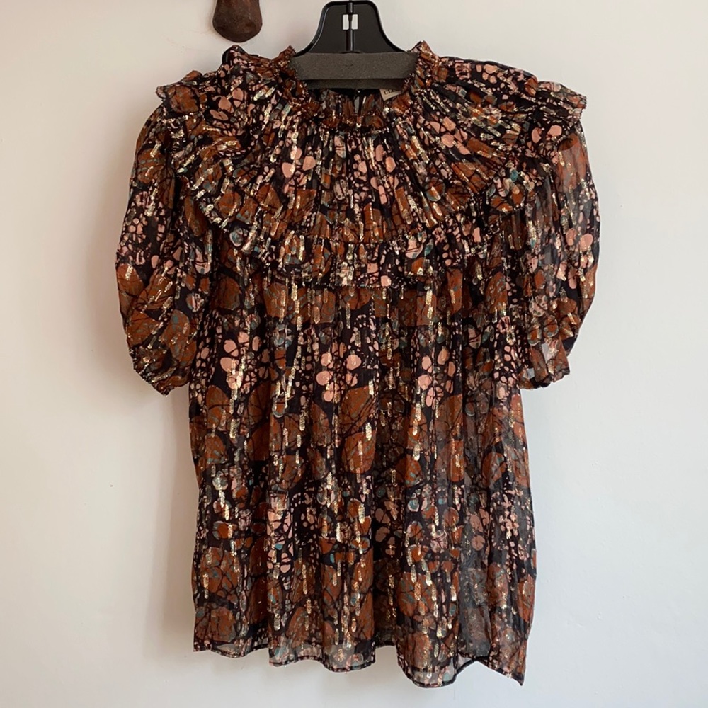 Ulla Johnson metallic top